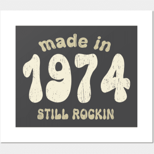 Made in 1974 still rocking vintage numbers Posters and Art